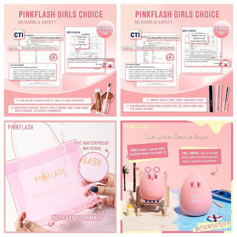 PINKFLASH - Kit Completo de Maquiagem