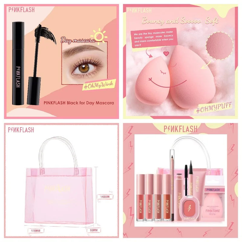 PINKFLASH - Kit Completo de Maquiagem